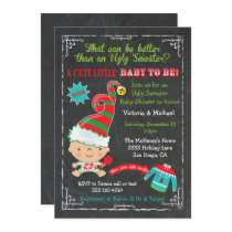 Ugly Christmas sweater Baby Shower Invitations