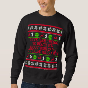 Ugly Christmas Sweater Car's Extended Warranty Mem