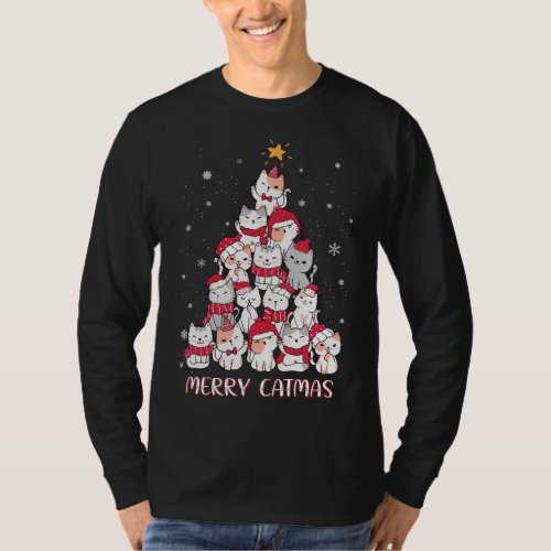 Ugly Christmas Sweater Cat Tree _ Funny Xmas Cat G