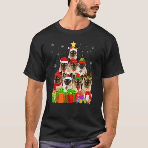 Ugly Christmas Sweater Cat Tree  Tonkinese Cat Xma