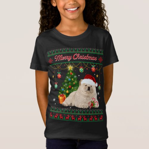 Ugly Christmas Sweater CHOW CHOWS Funny Dog