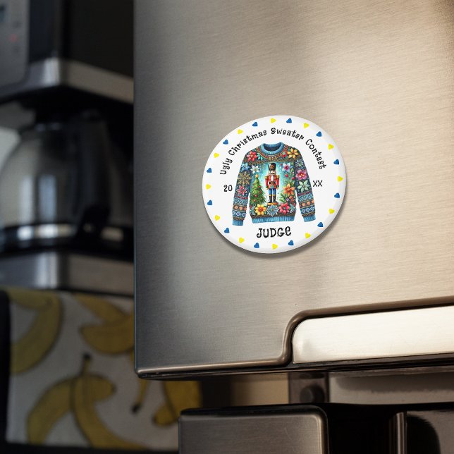 Ugly Christmas Sweater Contest Judge Magnet (Creator Uploaded)