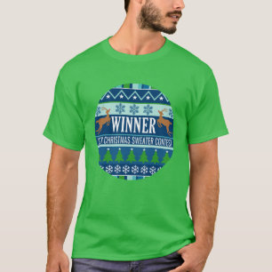 Ugly Christmas Sweater Contest Winner 1st place