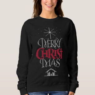Ugly Christmas Sweater Design Christian Religious