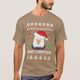 Ugly Christmas Sweater Eagle Santa Merry Christmas