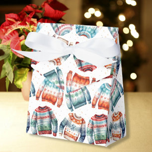 Ugly Christmas Sweater Favor Boxes