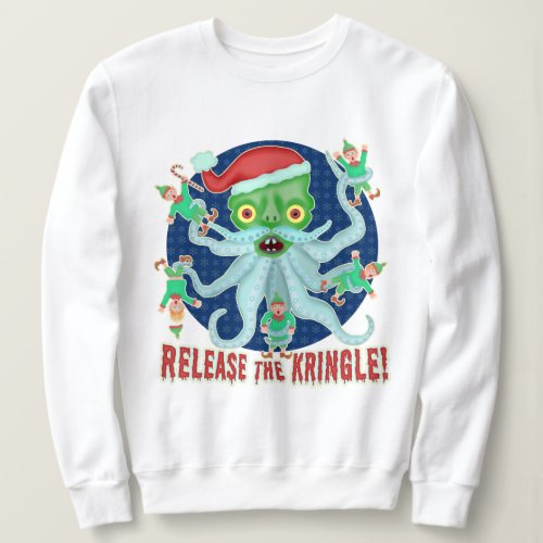 Ugly Christmas Sweater Funny Release the Kringle