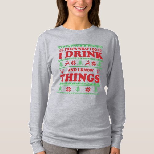 ugly christmas sweater funny whiskey quote