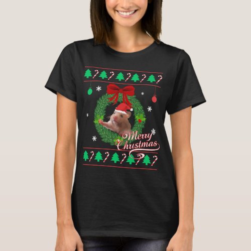 Ugly Christmas Sweater Hamster