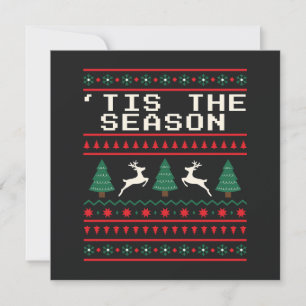 Ugly Christmas Sweater  Holiday Card