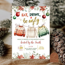 Ugly Christmas Sweater Holiday Party Invitation