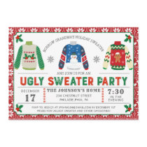 Ugly Christmas Sweater Invitations Party Invite