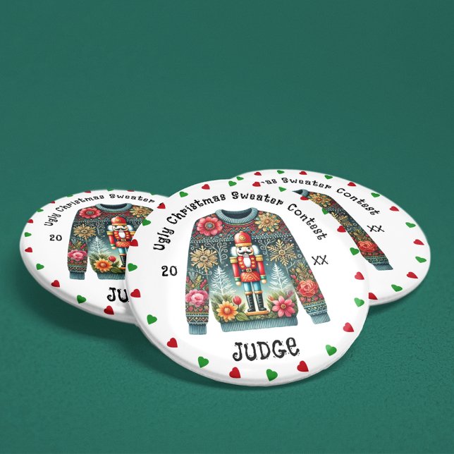 Ugly Christmas Sweater Judge Button (Creator Uploaded)