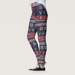 Ugly Christmas Sweater Knitting Pattern Leggings<br><div class="desc">Ugly Christmas Sweater Knitting Pattern</div>