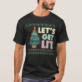 Let's get lit ugly clearance christmas sweater