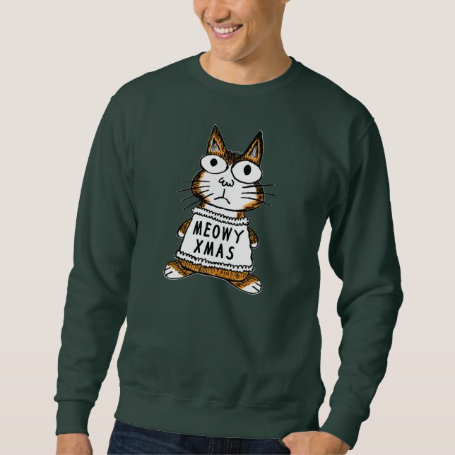 Ugly Christmas Sweater -- Meowy Xmas (Front)