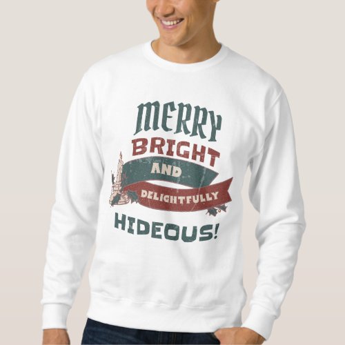 UGLY CHRISTMAS SWEATER MERRY BRIGHT AND HIDEOUS