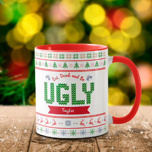 https://rlv.zcache.com/ugly_christmas_sweater_nordic_red_green_knit_name_mug-r_dn2nk_307.jpg