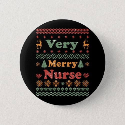 ugly christmas sweater nurse vintage button