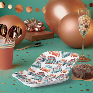Ugly Christmas Sweater Paper Plates