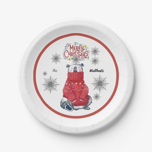 Ugly Christmas Sweater Paper Plates