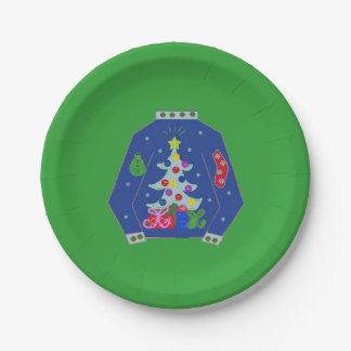 Ugly Christmas Sweater Paper Plates