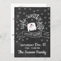 Ugly Christmas Sweater Party Invitation