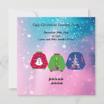 Ugly Christmas Sweater Party Invitation