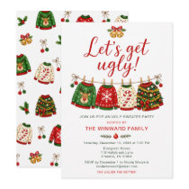Ugly Christmas Sweater Party Invitation