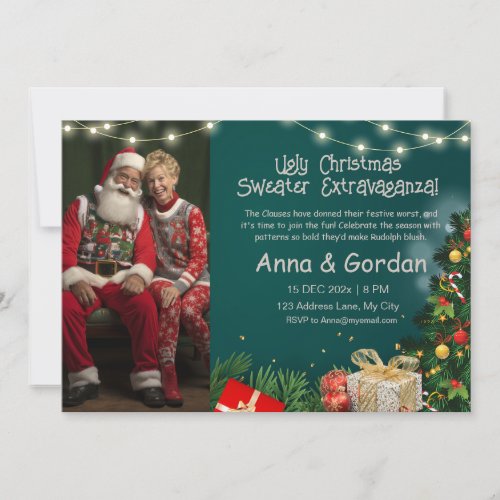 Ugly Christmas Sweater Party Invite