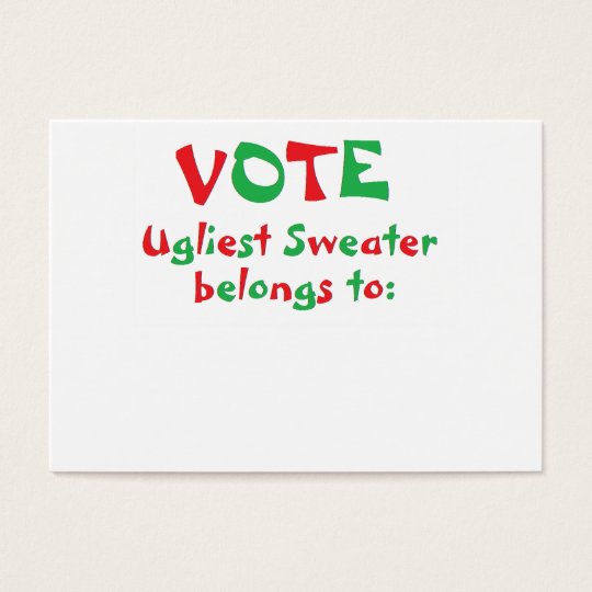 ugly-christmas-sweater-party-voting-cards-zazzle