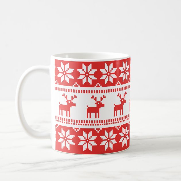 ugly christmas sweater mug