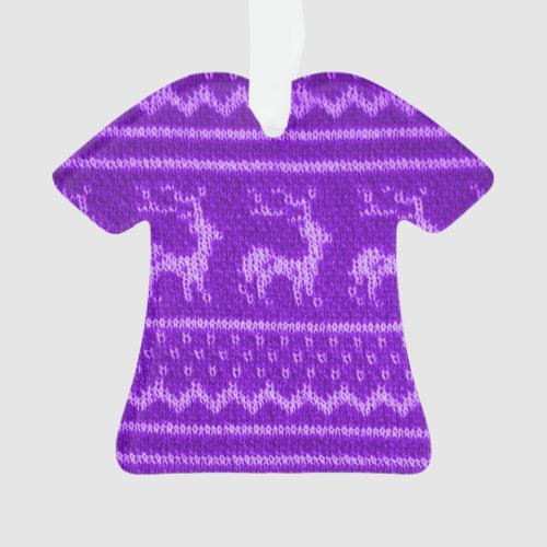 Ugly Christmas Sweater pattern Ornament