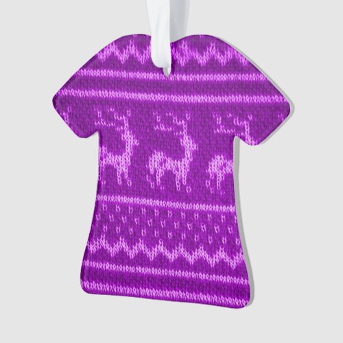 Ugly Christmas Sweater pattern Ornament