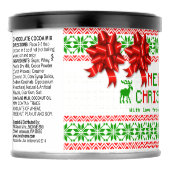 Ugly Christmas Sweater Personalized Hot Chocolate Drink Mix (Left)