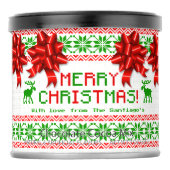 Ugly Christmas Sweater Personalized Hot Chocolate Drink Mix (Front)