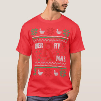 Ugly Christmas Sweater Pharmacy Tech Merry Xmas Ph