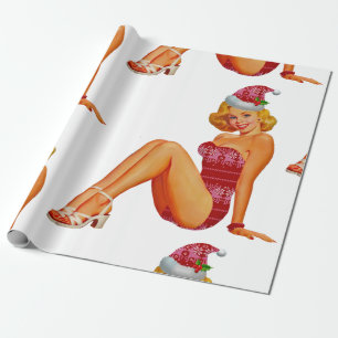 ugly christmas sweater pin up wrapping paper