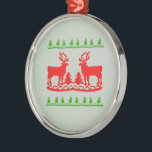 UGLY CHRISTMAS SWEATER -.png Metal Ornament<br><div class="desc">Designs & Apparel from LGBTshirts.com Browse 10, 000  Lesbian,  Gay,  Bisexual,  Trans,  Culture,  Humor and Pride Products including T-shirts,  Tanks,  Hoodies,  Stickers,  Buttons,  Mugs,  Posters,  Hats,  Cards and Magnets.  Everything from "GAY" TO "Z" SHOP NOW AT: http://www.LGBTshirts.com FIND US ON: THE WEB: http://www.LGBTshirts.com FACEBOOK: http://www.facebook.com/glbtshirts TWITTER: http://www.twitter.com/glbtshirts</div>