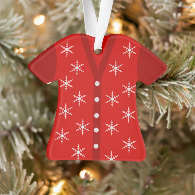 Ugly Christmas Sweater Prize Ornament (Tree)