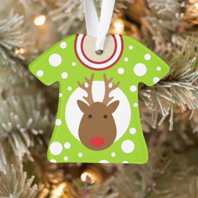 Ugly Christmas Sweater Prize Ornament (Tree)