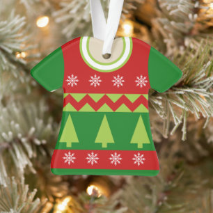 Ugly Christmas Sweater Prize Ornament