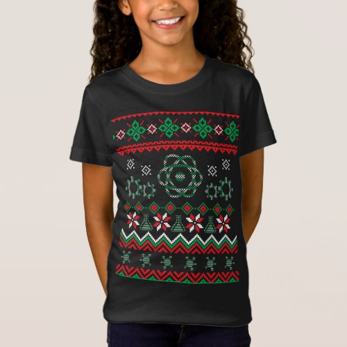 Ugly Christmas Sweater Science Chemie Physic