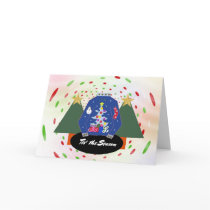 Ugly Christmas Sweater Season Nostalgia Holiday Card
