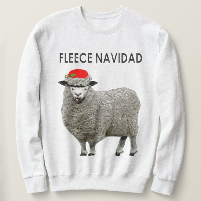 Ugly Christmas Sweater Sheep (Design Front)
