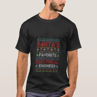 Ugly Christmas Sweater Style Funny Electrical Engi