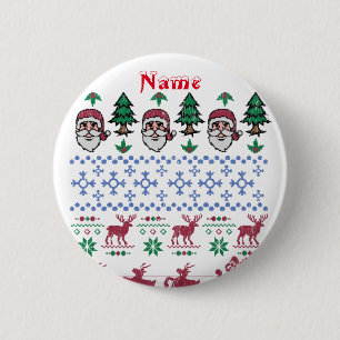 Ugly Christmas Sweater-Style Thunder_Cove Button