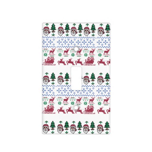 Ugly Christmas Sweater_Style Thunder_Cove Light Switch Cover