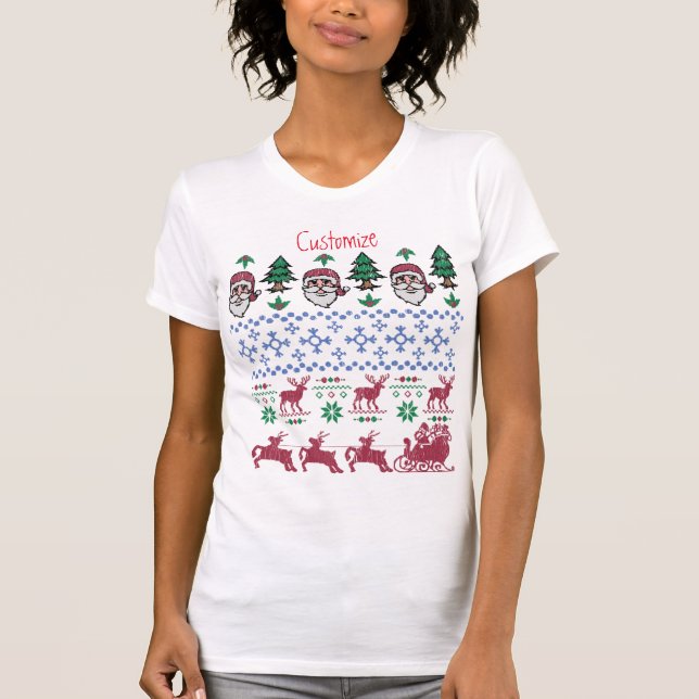 Ugly Christmas Sweater-Style Thunder_Cove T-Shirt (Front)