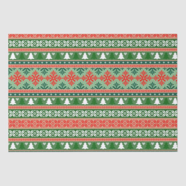Ugly Christmas Sweater Tissue Paper (Front)